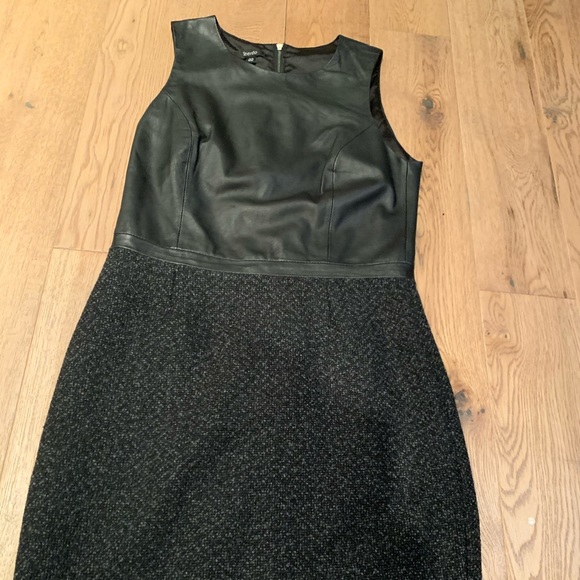 Teenflo tweed and leather dress - Picture 6 of 7